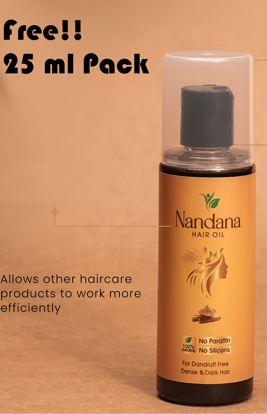 Free Sample Nandana Hair Oil (25ML)