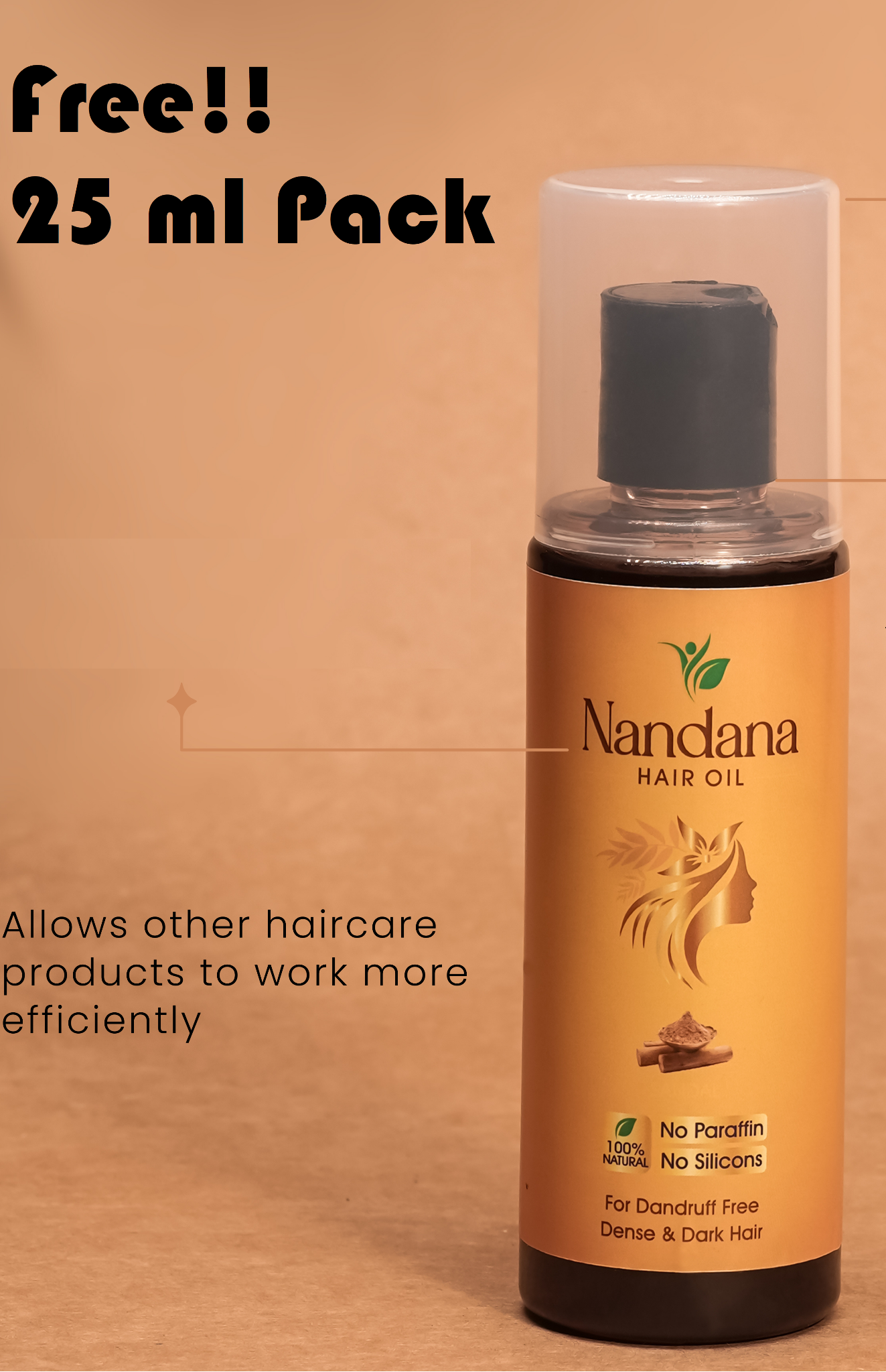Free Sample Nandana Hair Oil (25ML)