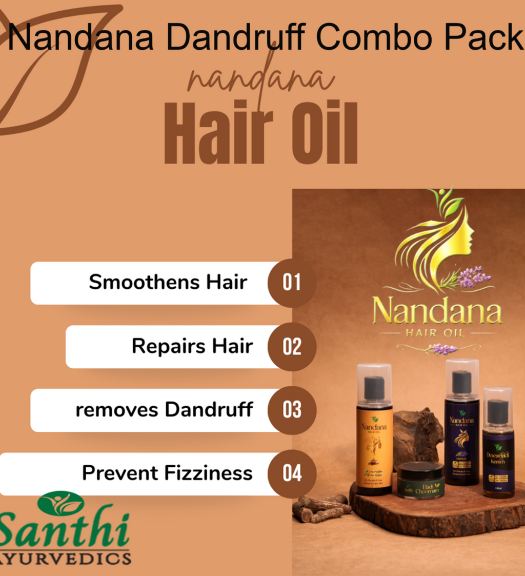 Nandana Dandruff Combo Pack