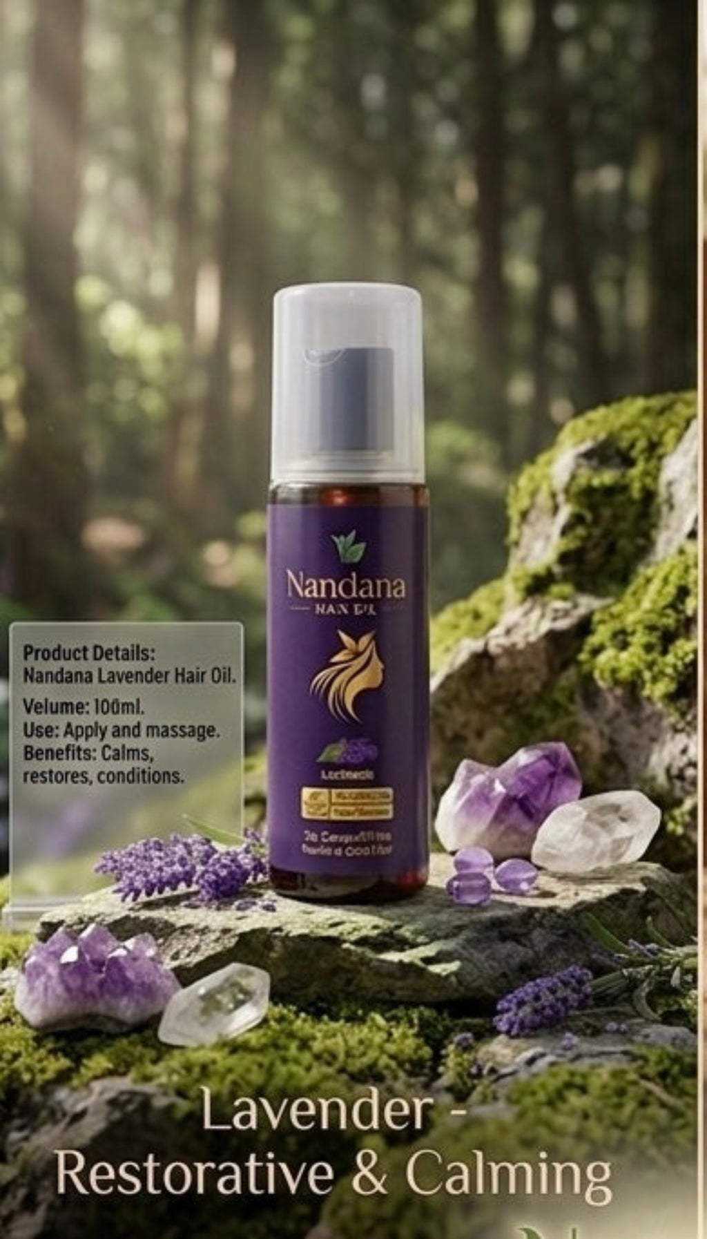Nandana Hair Oil (Lavender 200 Ml)