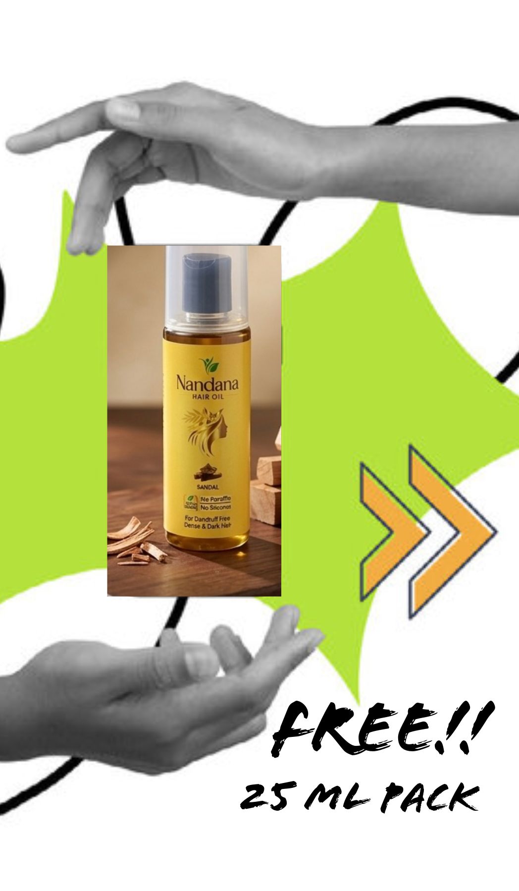 Free Sample Nandana Hair Oil (25ML)